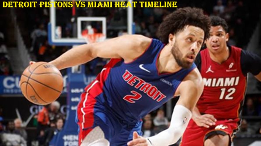Detroit Pistons vs Miami Heat Timeline