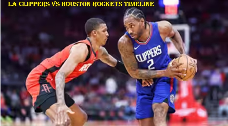 LA Clippers vs Houston Rockets Timeline